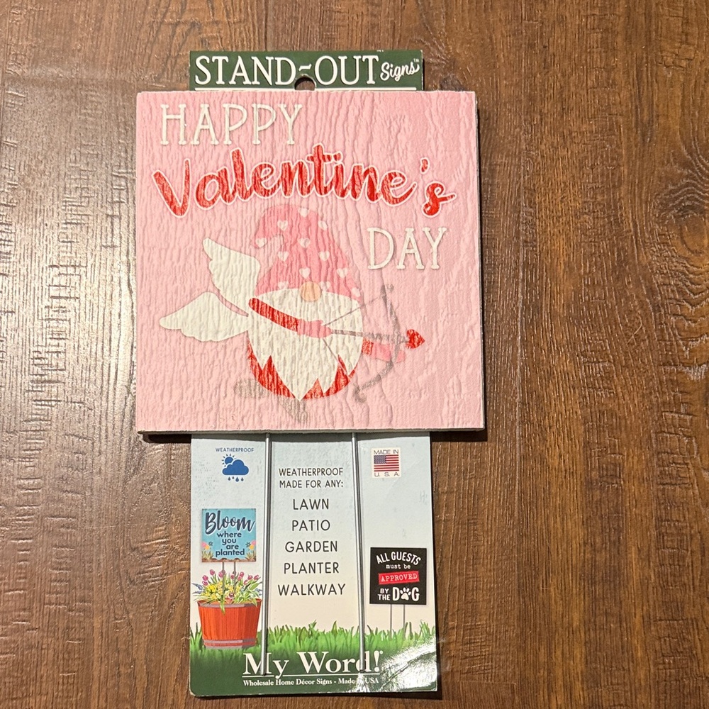 Pink Valentine's Day Sign